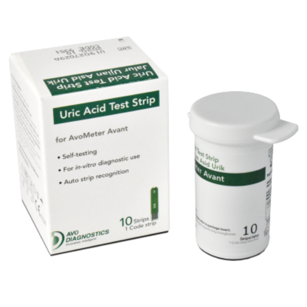 Health Shop Avometer Uric Acid Test Strips 10s (Avant)